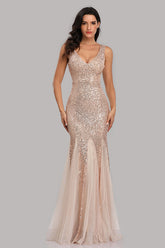 Adeline Sparkly Sequin Fishtail Gown
